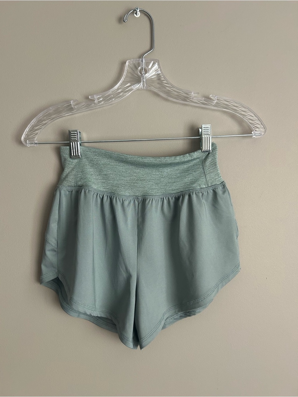 SO Sage Green Active Shorts